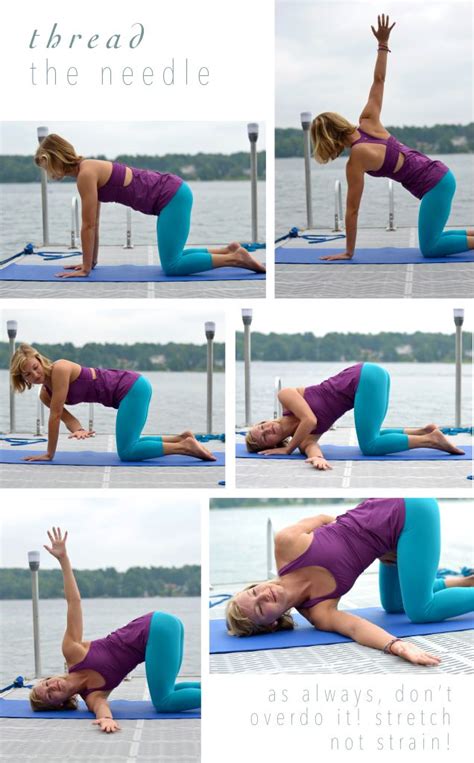 Image result for Thread the Needle Exercise