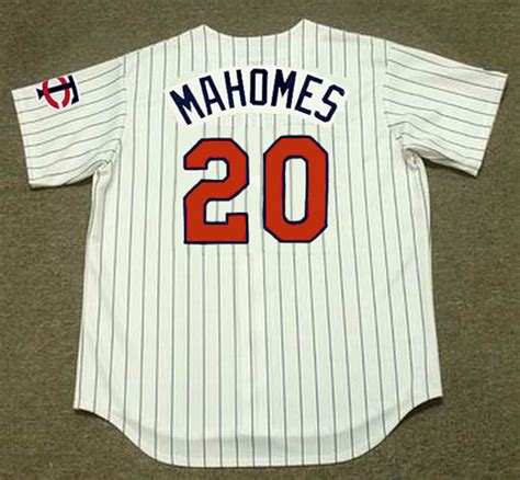 Pat Mahomes Jersey - Minnesota Twins 1994 Home Throwback MLB Baseball ...