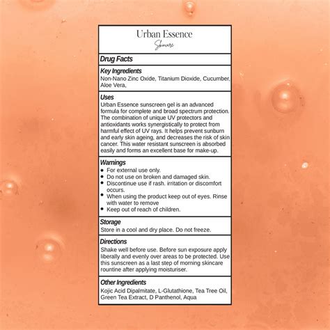 Urban Essence All Physical Sunscreen | SPF 50 PA+++ | Broad Spectrum