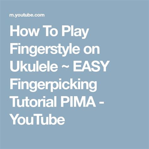 Image result for Fingerpicking Ukulele Tutorial