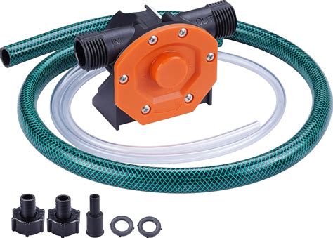 TOPWAY Self Priming Water Drill Pump Attachment with Suction and ...