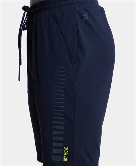 Buy Soft Touch Microfiber Elastane Stretch Shorts with Back Zipper ...