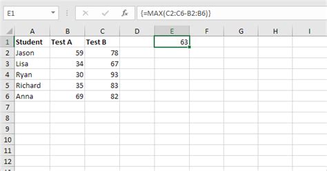 How to Embed Multiple Formulas into One Cell in Excel 的图像结果