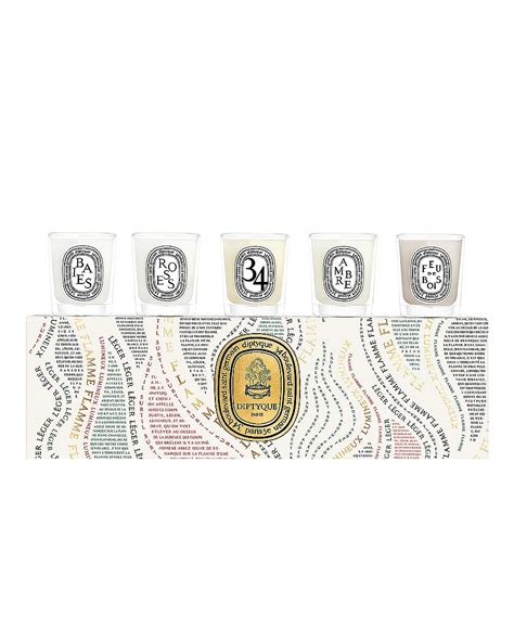 Diptyque Miniature Candle Set Of 5 | FWRD