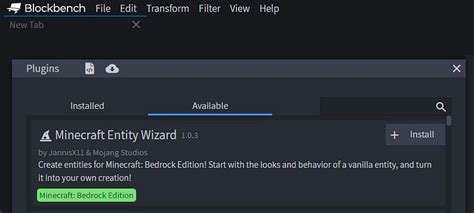 Image result for Block Bench Entity Wizzard