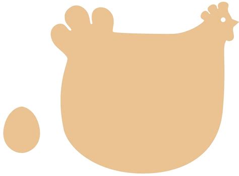 Artemio 14001271 3 Wooden Shapes Hen with Egg-8cmx 9.5Cm : Amazon.in ...