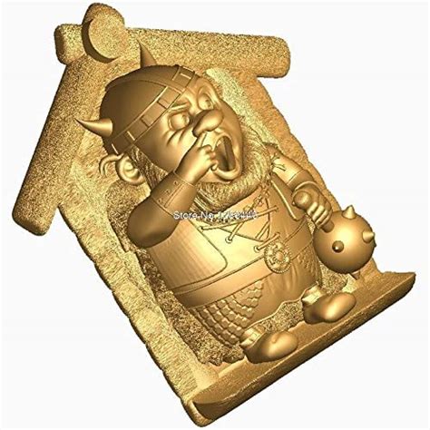 3NH® Gnom Model Stl Relief For Cnc Stl Format Gnom Model For Cnc Stl ...