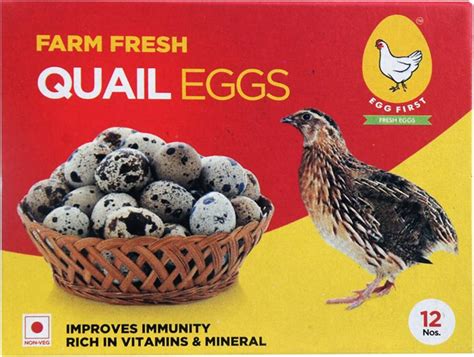 EGG FIRST Farm Fresh Quail Multicolor Eggs Price in India - Buy EGG ...