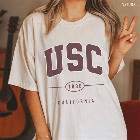 USC Shirt University Tshirt Alumni Crewneck Southern California Tee ...