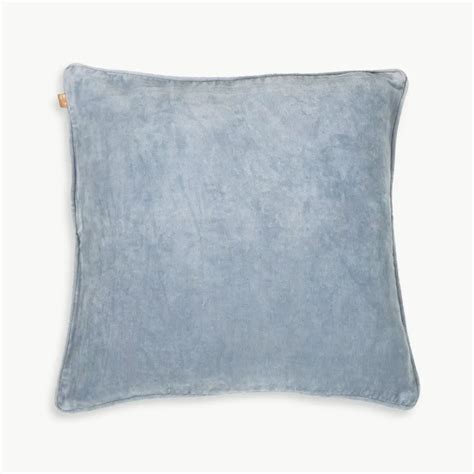 Butter Yellow Velvet Euro Sham | Premium Home Textiles in India