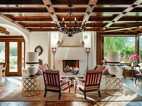 Spanish Mediterranean Living Room Design | Baci Living Room