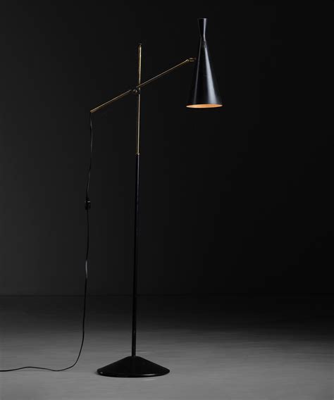 Black Floor Lamp by GA Scott for Maclamp :: Obsolete