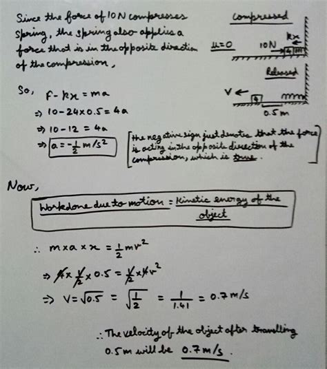 The spring showm in the fig has a force constant of 24 N/s .the mass of ...