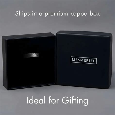 Buy Our Matte Black Rhombus Ceramic Ring - Mesmerize India