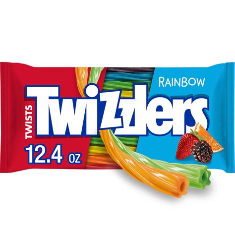 Snapklik.com : TWIZZLERS Twists Rainbow Flavored Licorice Style