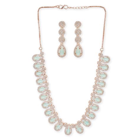 Rose Gold Brass Necklace Sets – VOYLLA