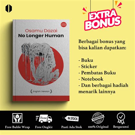 No Longer Human - Osamu Dazai - Book Failed To Become Human | Shopee ...