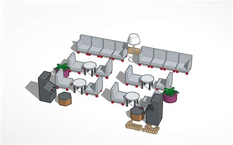 3D design Restaurant - Tinkercad