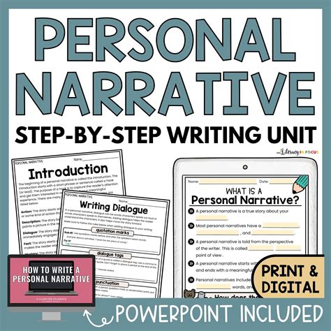 Personal Narrative Brainstorming Activity | How to Pick a Topic ...