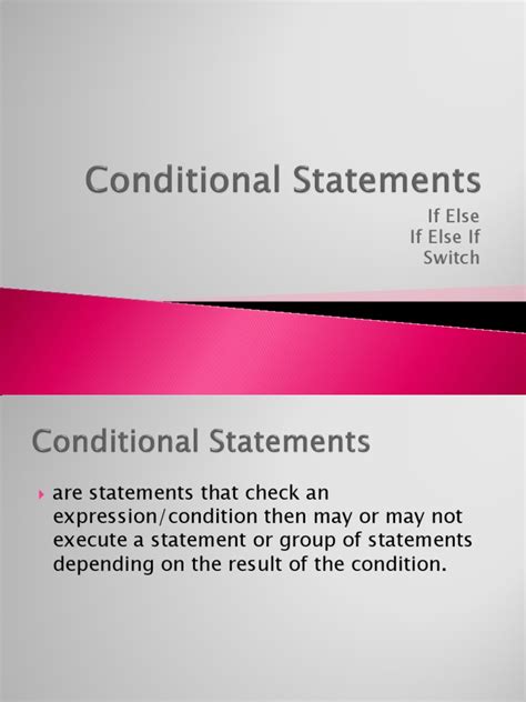 Image result for Conditional Statements