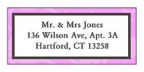 Customizable wedding address labels in beautiful designs and colors ...