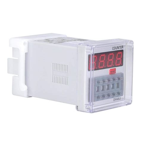 Digital Counter, Transparent Convenient Practical LED Counter Relay LED ...