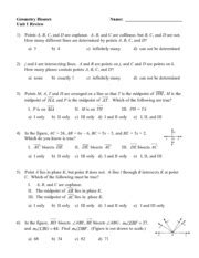 Image result for Geometry Chapter 1 Test