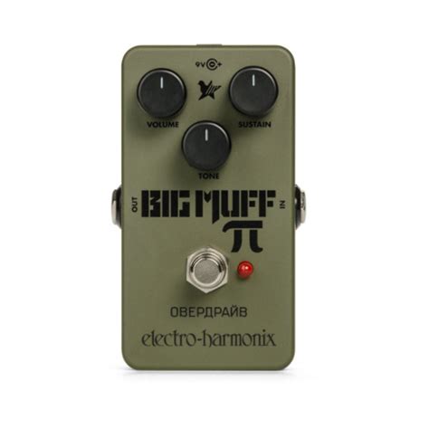 Electro-Harmonix Green Russian Big Muff Pi Distortion/Sustainer Pedal ...