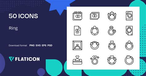 Ring Icon Pack | 50 .SVG Icons