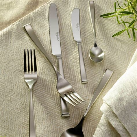 Oslo Satin/Matte Finish Stainless Steel Premium Flatware Collection ...