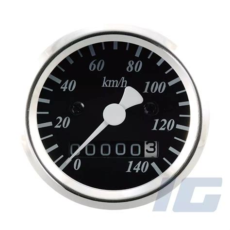 48ES Series 48mm Black Face Universal Aftermarket Gauge – Mechanical ...