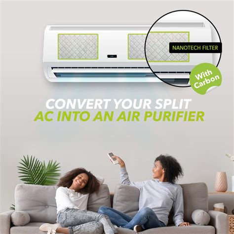 Nanotech AC Filter with Carbon A DIY Solution to turn your split AC ...