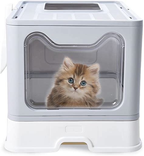 HengLiSam Cat Litter Box, Large Foldable Cat Litter Box with India | Ubuy