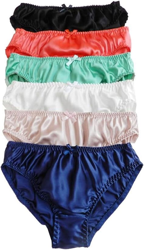 Yavorrs Women Pure Mulberry Silk Panties Briefs Soft Underwear ...