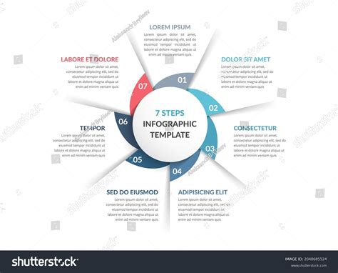 7 Step Circle Process Template 的图像结果