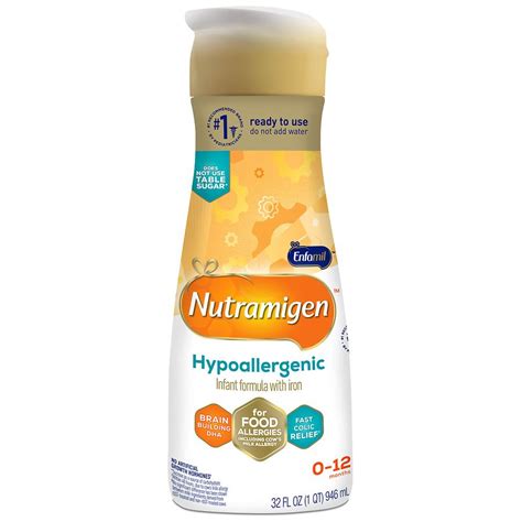 Enfamil Nutramigen Hypoallergenic Infant Formula with Iron, Ready to ...