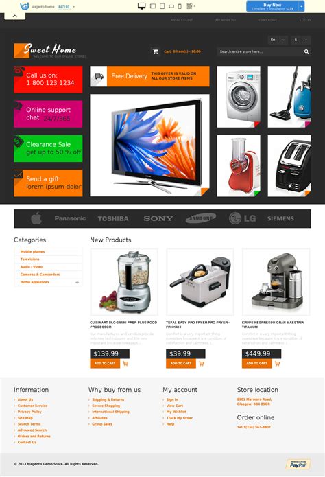 33+ Magento Online Store Themes
