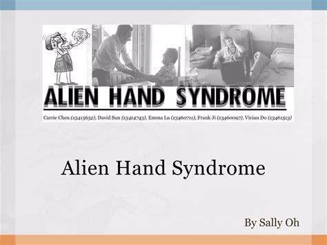 Image result for Alien Hand Syndrome Documentary