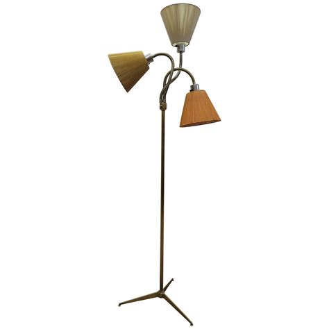 Brass Torchiere Floor Lamp