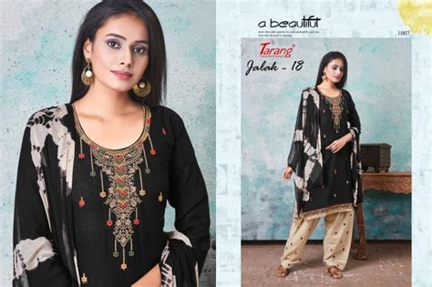 Tarang Jalak 18 Semi Lawn Cotton Designer Dress Material
