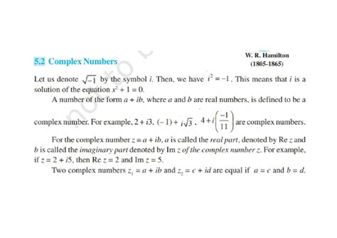 Base of Complex Numbers - mathematics - Studocu