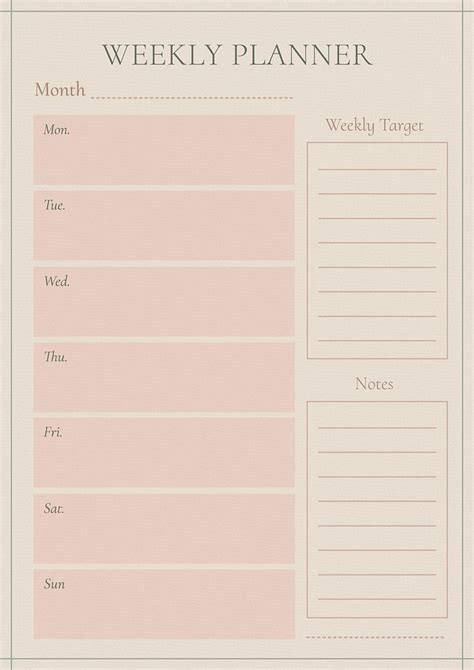 Weekly Planner Example 的图像结果