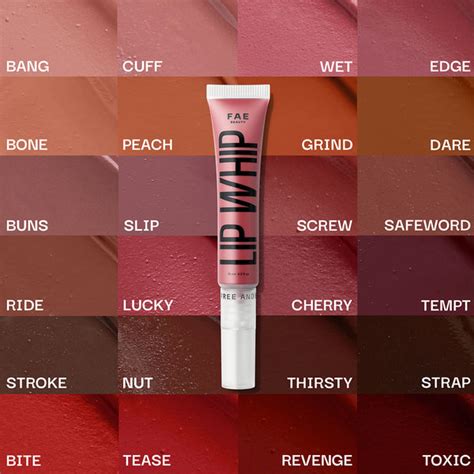 LIP WHIP - NOW IN 4 NEW SHADES OF RED FOR EVERY SKIN TONE – FAE BEAUTY