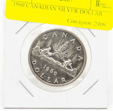 1960 CANADIAN SILVER DOLLAR