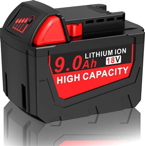 Amazon.com: Cukect 9.0Ah 18V 48-11-1880 Replace for Milwaukee MK-18 ...