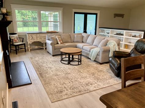 Classy Living Room with Beautiful COREtec Vinyl Plank Flooring