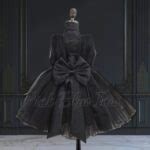 Black Summer Baby Girls Birthday Party Outfit