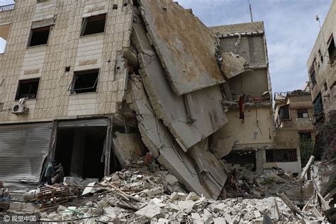 战后叙利亚：人去楼空的战争废墟|霍姆斯_新浪财经_新浪网