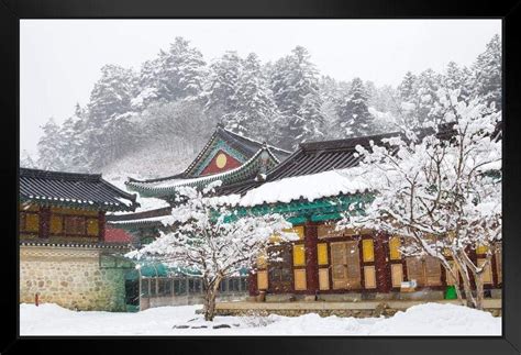 Buy Odaesan Woljeongsa Temple South Korea Photo Katsushika Hokusai ...