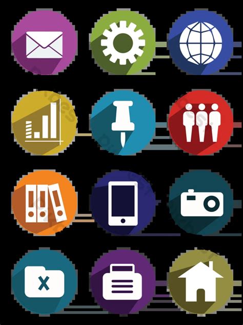 Business Icon Round PNG 的图像结果